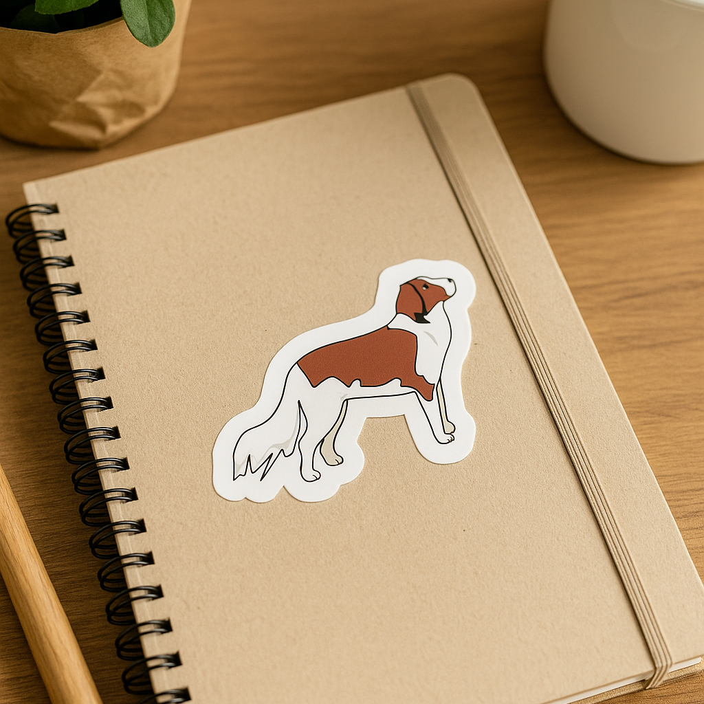 Kooikerhondje Dog Sticker - Kooiker Illustrated