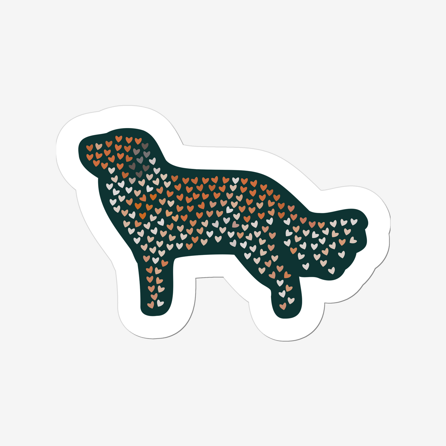 Kooikerhondje Dog Sticker - Hearty Kooiker