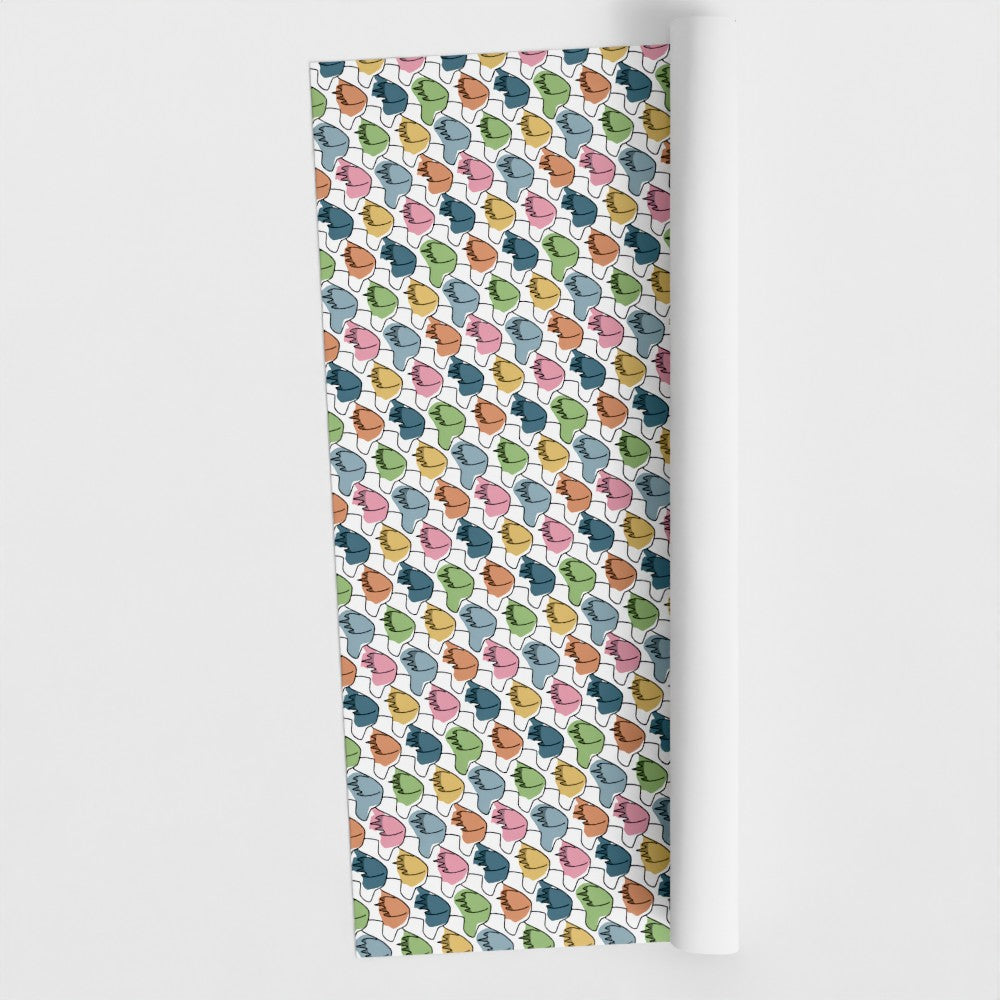 Kooiker Dog Wrapping Paper - Kooiker Colorful Pattern