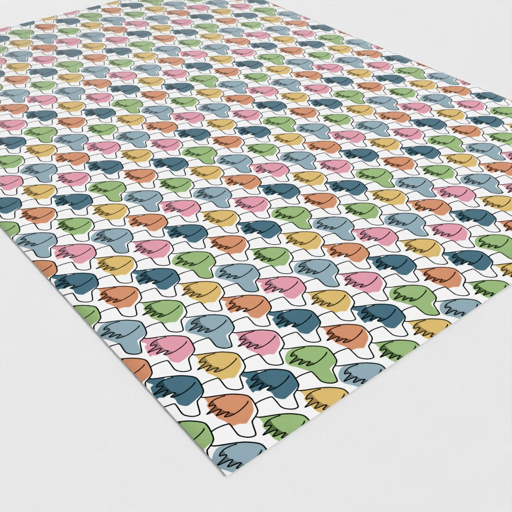 Kooiker Dog Wrapping Paper - Kooiker Colorful Pattern