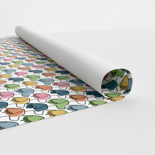 Kooiker Dog Wrapping Paper - Kooiker Colorful Pattern