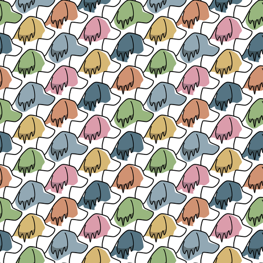 Kooiker Dog Wrapping Paper - Kooiker Colorful Pattern