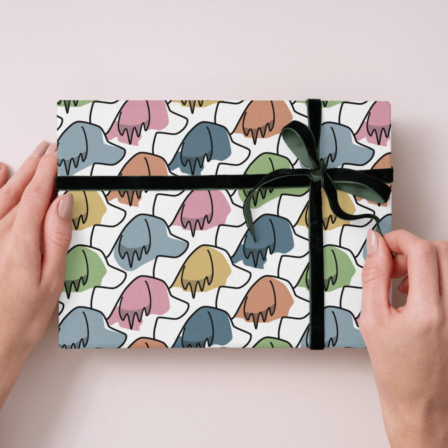 Kooiker Dog Wrapping Paper - Kooiker Colorful Pattern