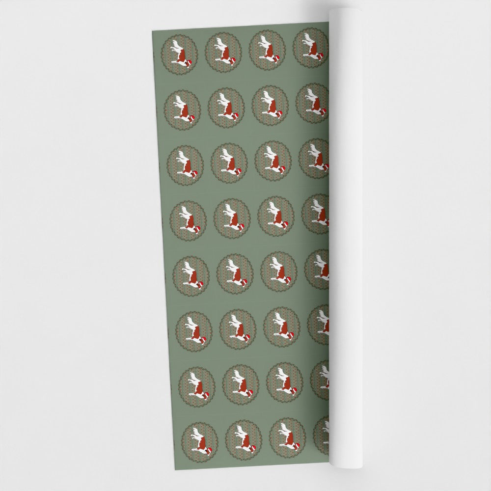 Christmas Wrapping Paper - Kooikerhondje Christmas Card